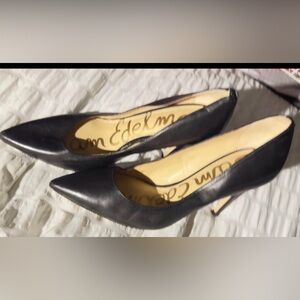 Sam Edelman Black Pointed Toe Heels